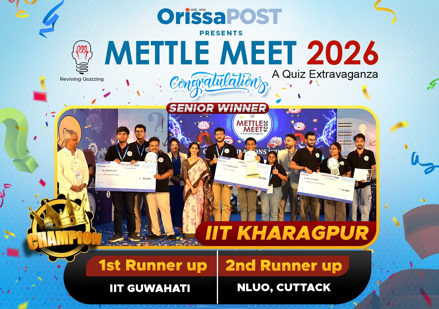 Mettle Meet 2026 Senior Round Winners